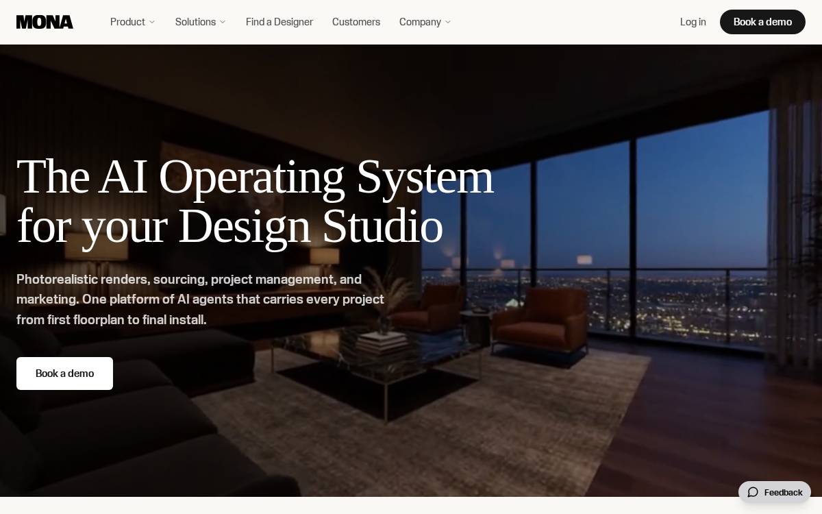 Mona website preview