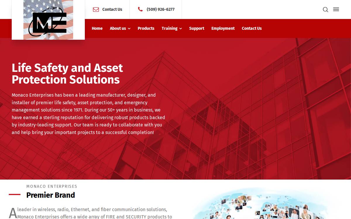 Monaco website preview