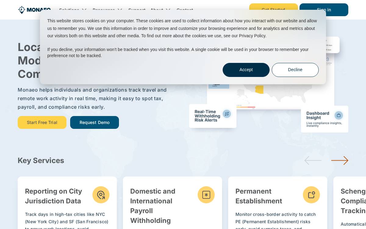 Monaeo website preview