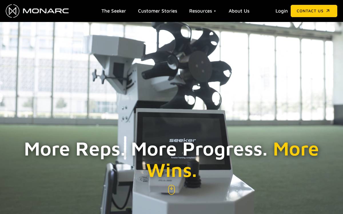 Monarc website preview