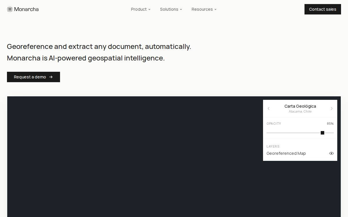 Monarcha website preview