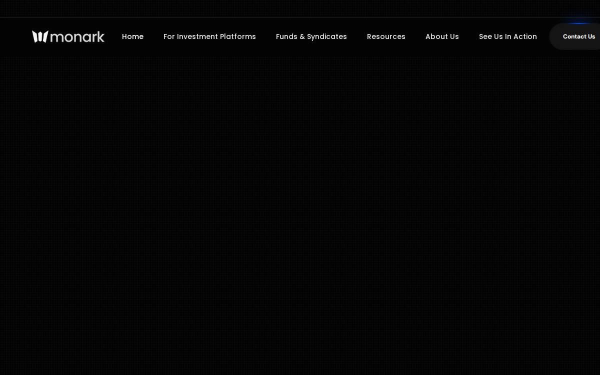 Monark Markets website preview