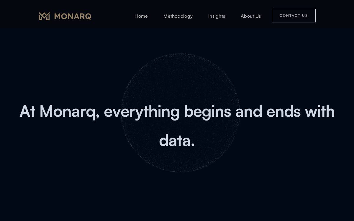 Monarq website preview