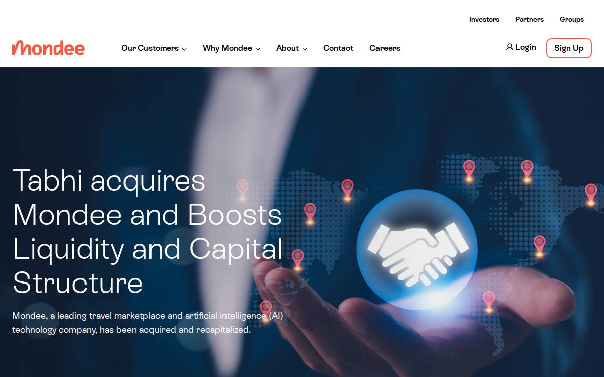 Mondee Holdings website preview