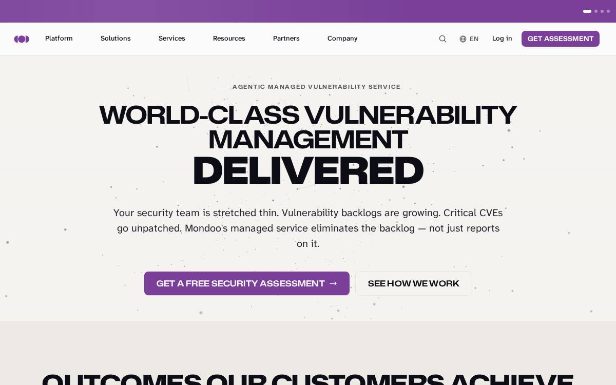 Mondoo website preview