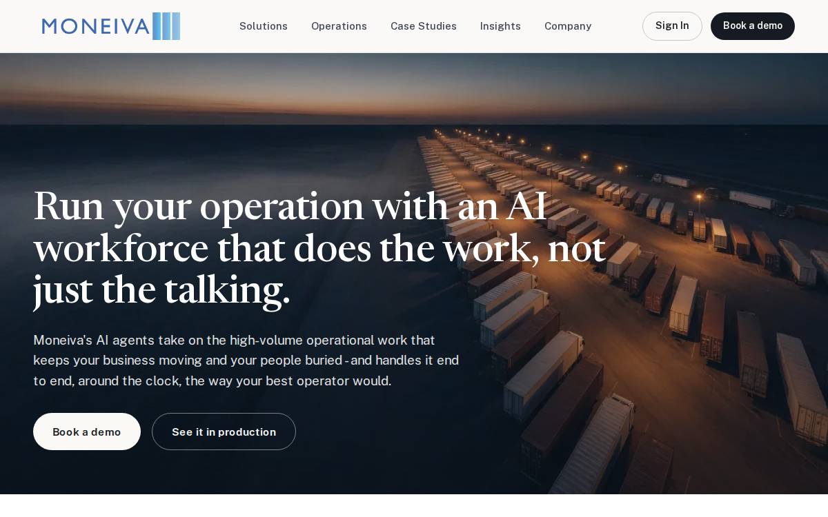 Moneiva website preview