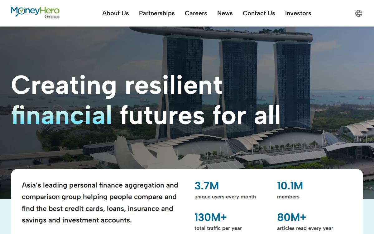 Moneyherogroup website preview