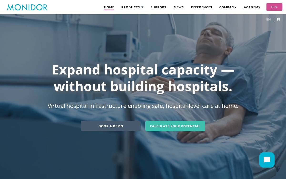 Monidor website preview