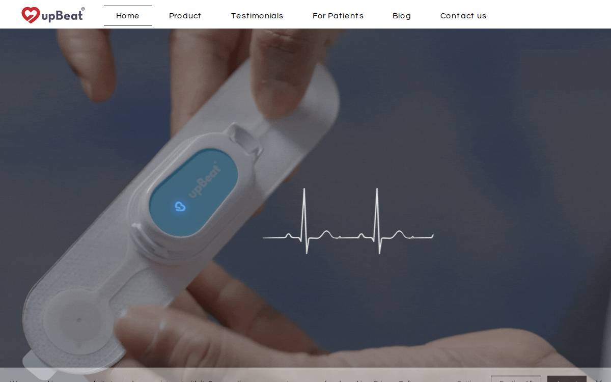 Monitra Health website preview