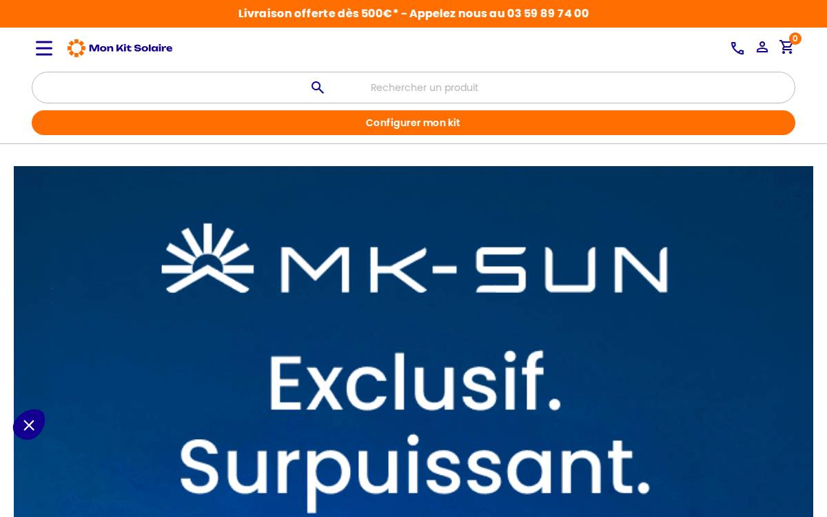 Mon Kit Solaire website preview