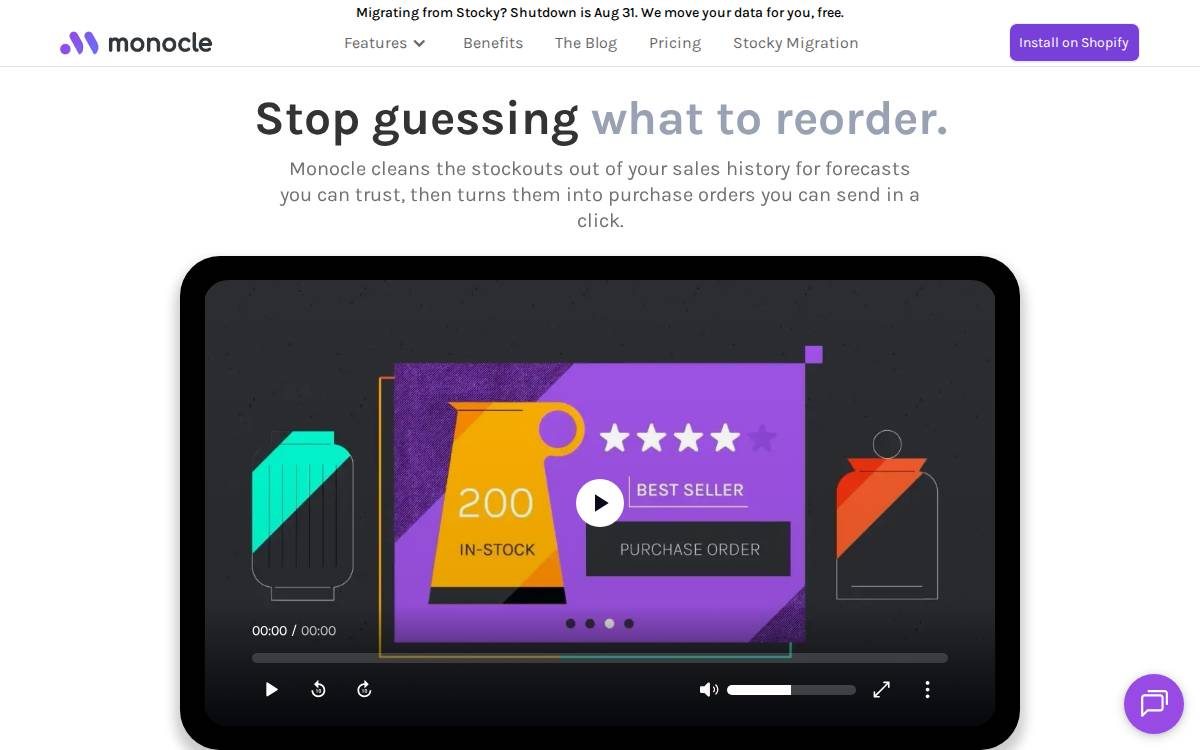 Monocle website preview