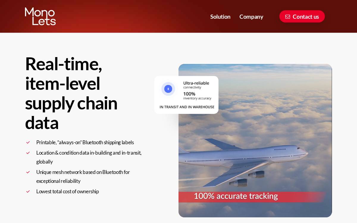 Monolets website preview