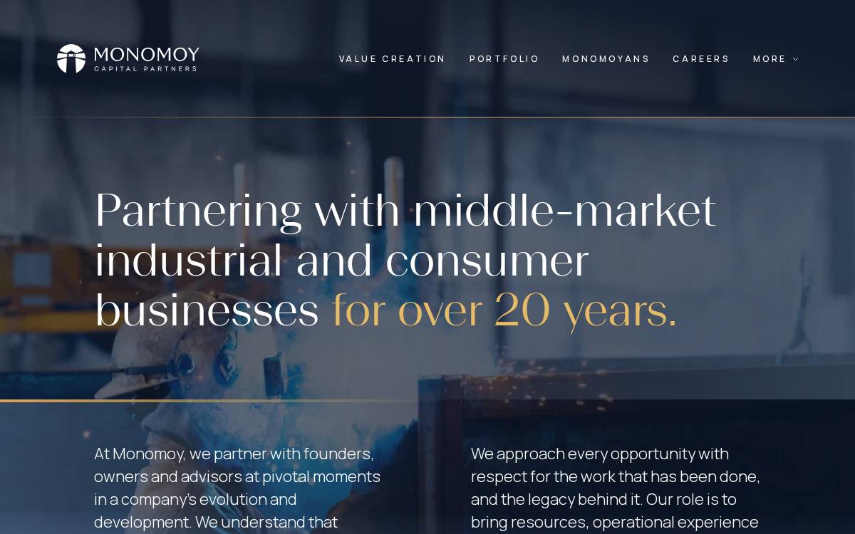 Monomoy website preview