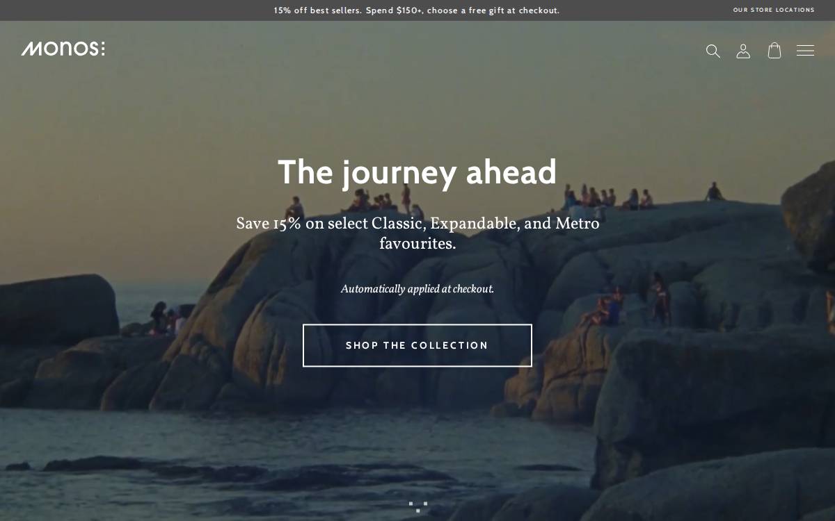 Monos website preview