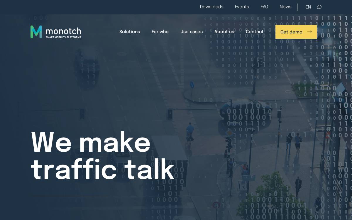 Monotch website preview