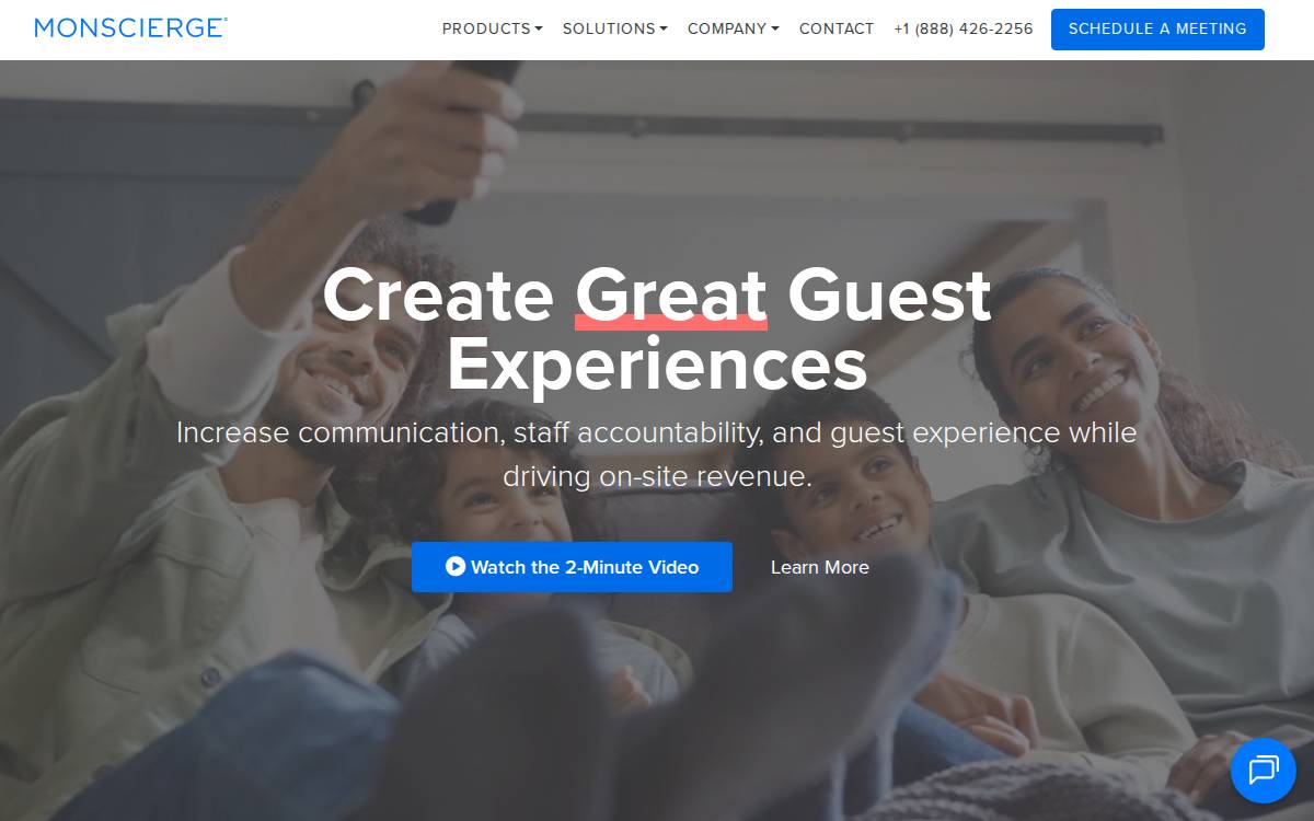 Monscierge website preview