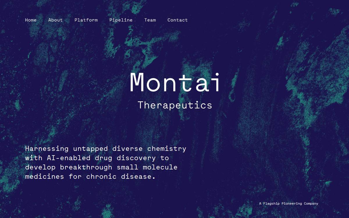 Montai Therapeutics website preview