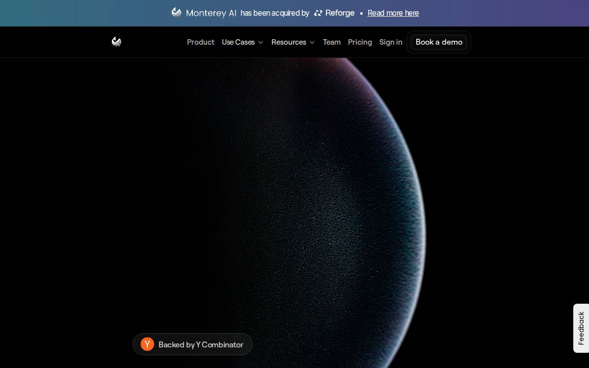 Monterey AI website preview