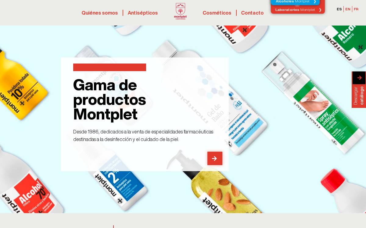 Montplet website preview