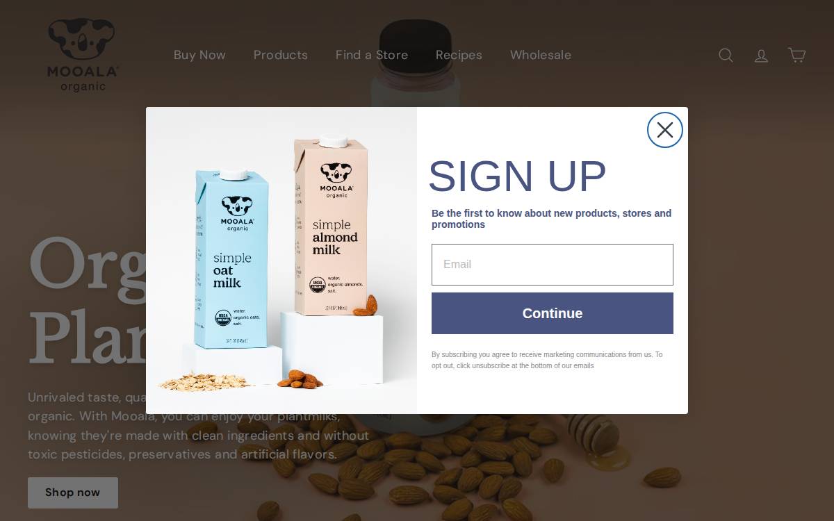 Mooala website preview