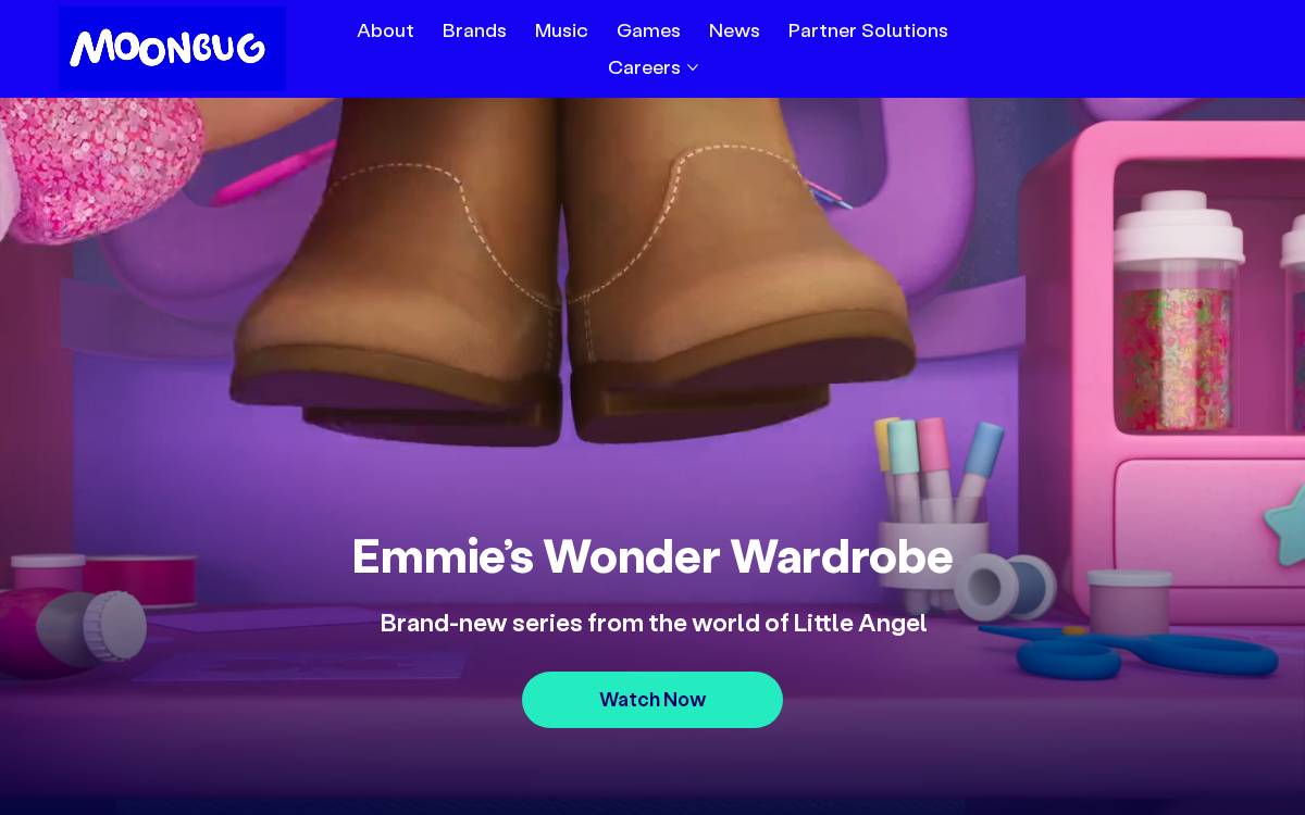 Moonbug website preview