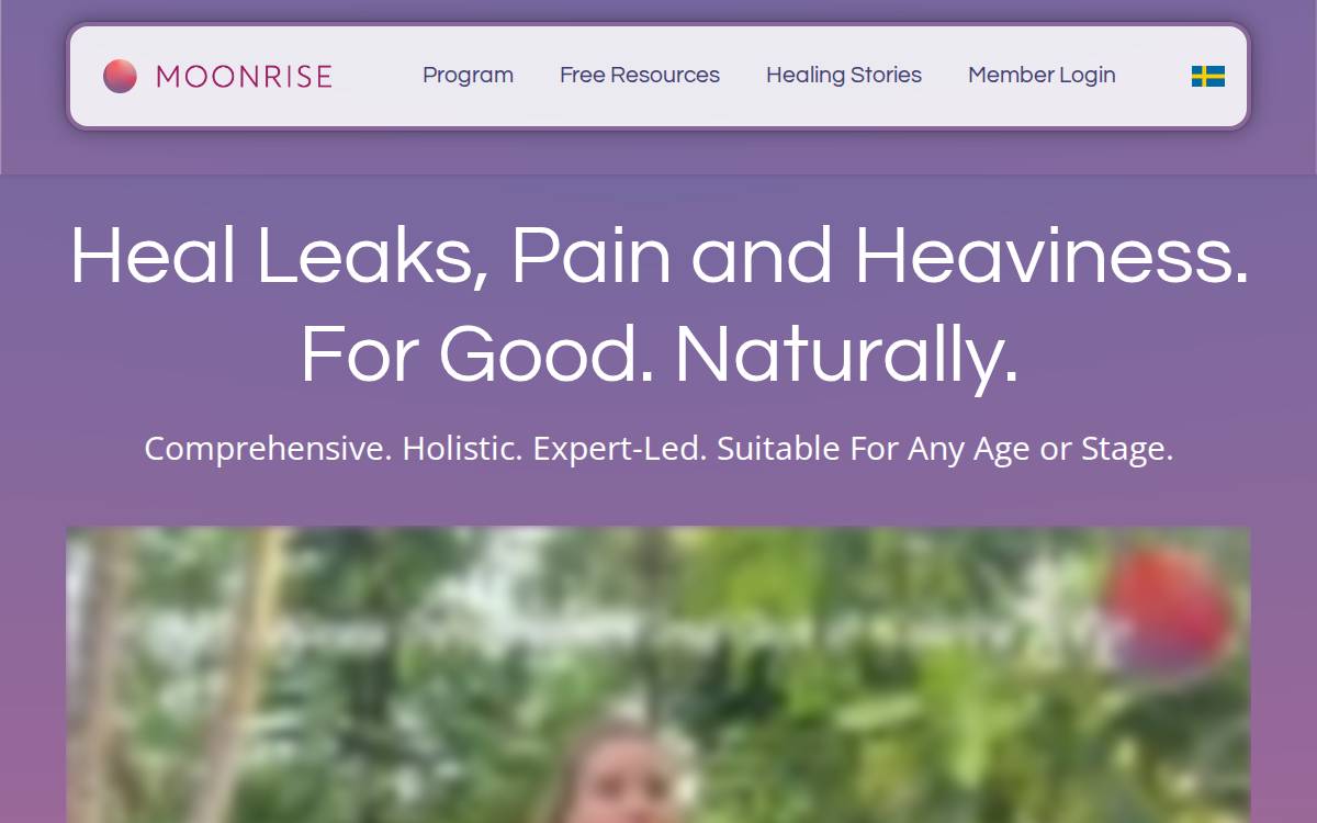 Moonrise website preview