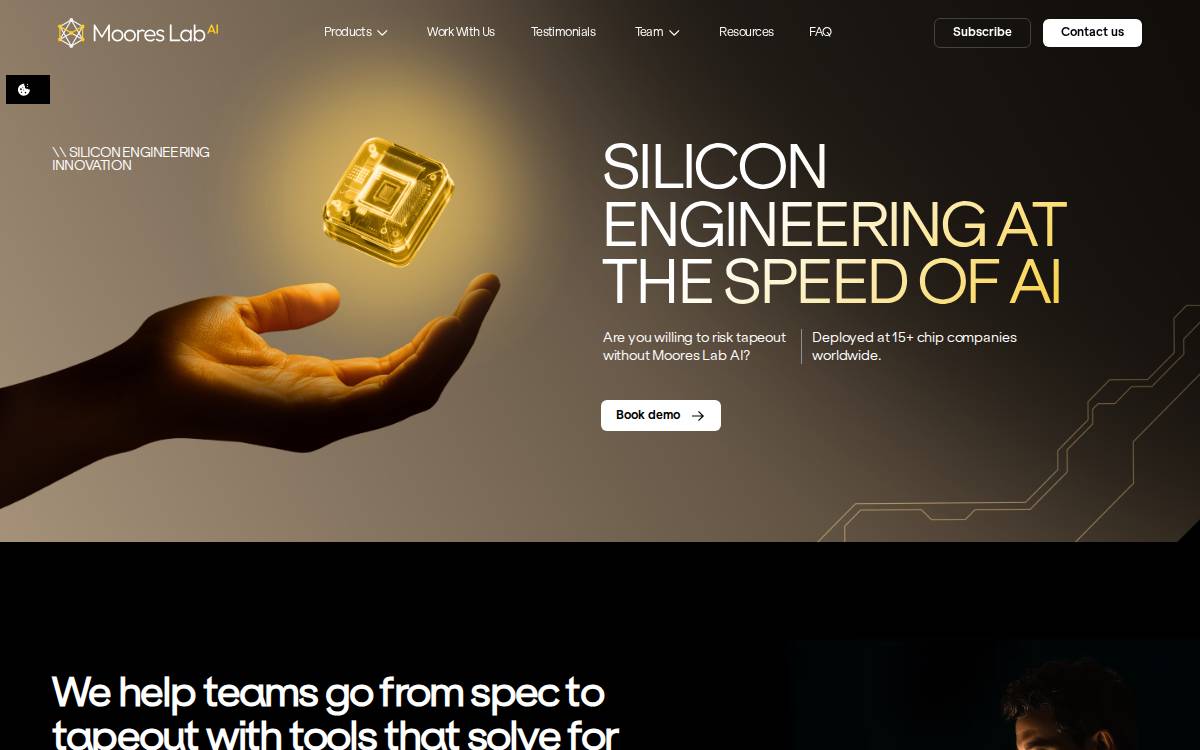 Mooreslab website preview
