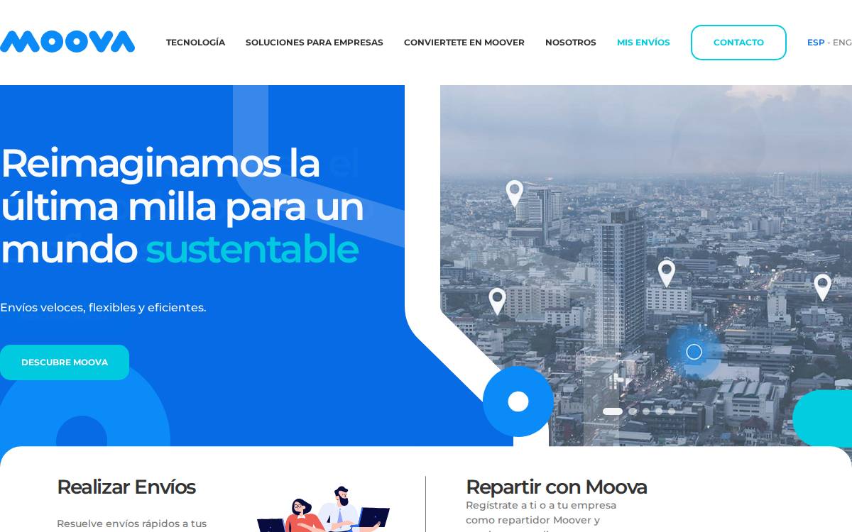 Moova Inc website preview