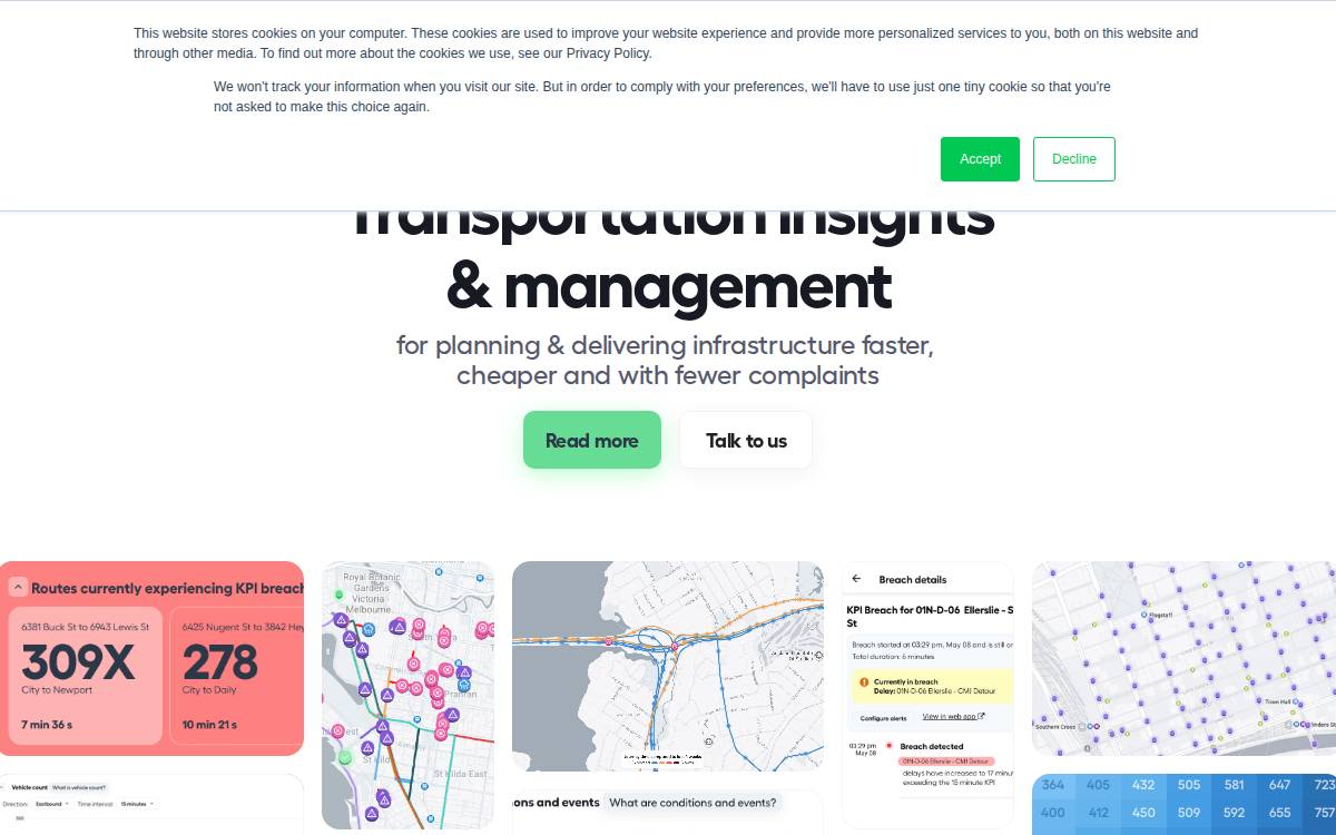 Mooven website preview