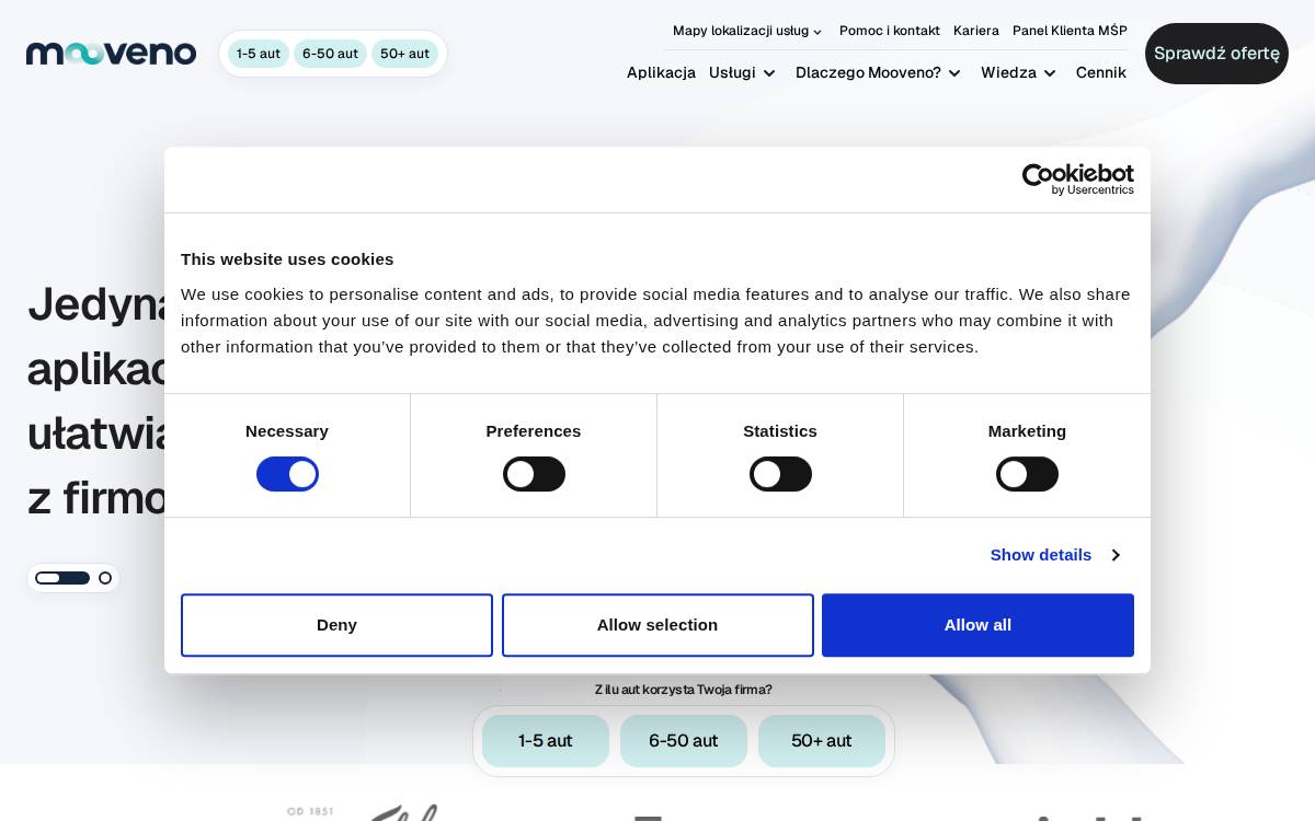 Mooveno website preview