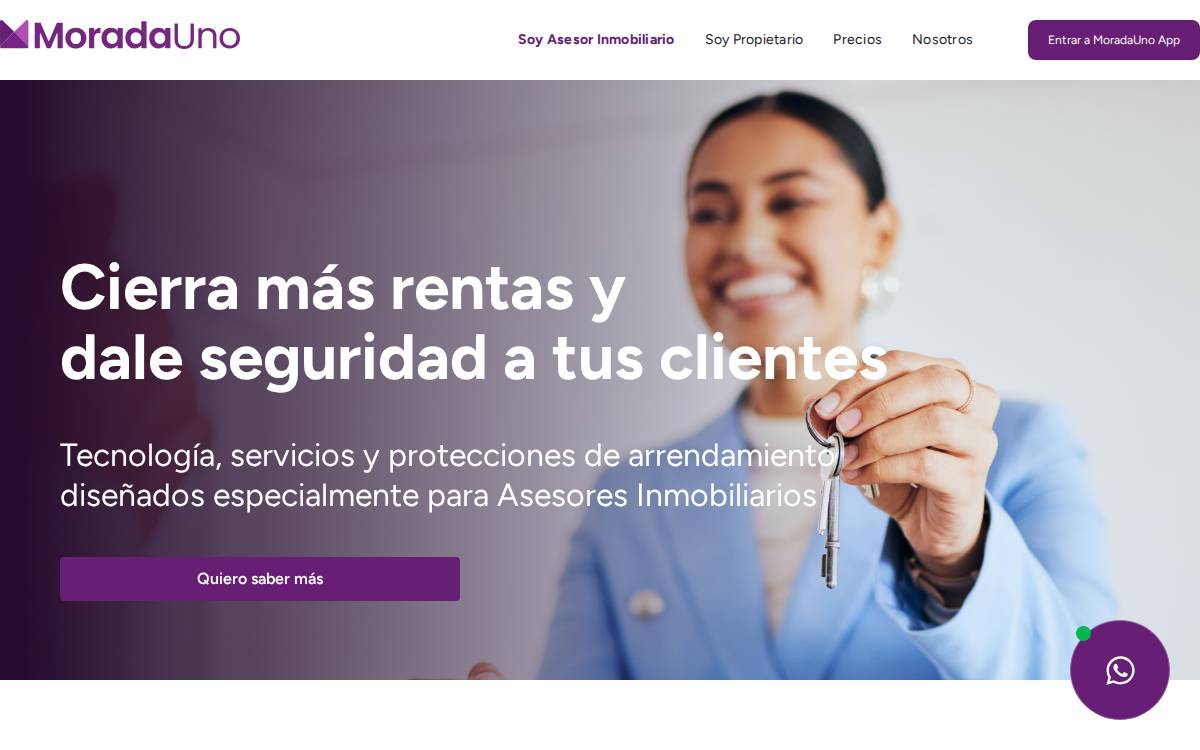 Morada Uno website preview