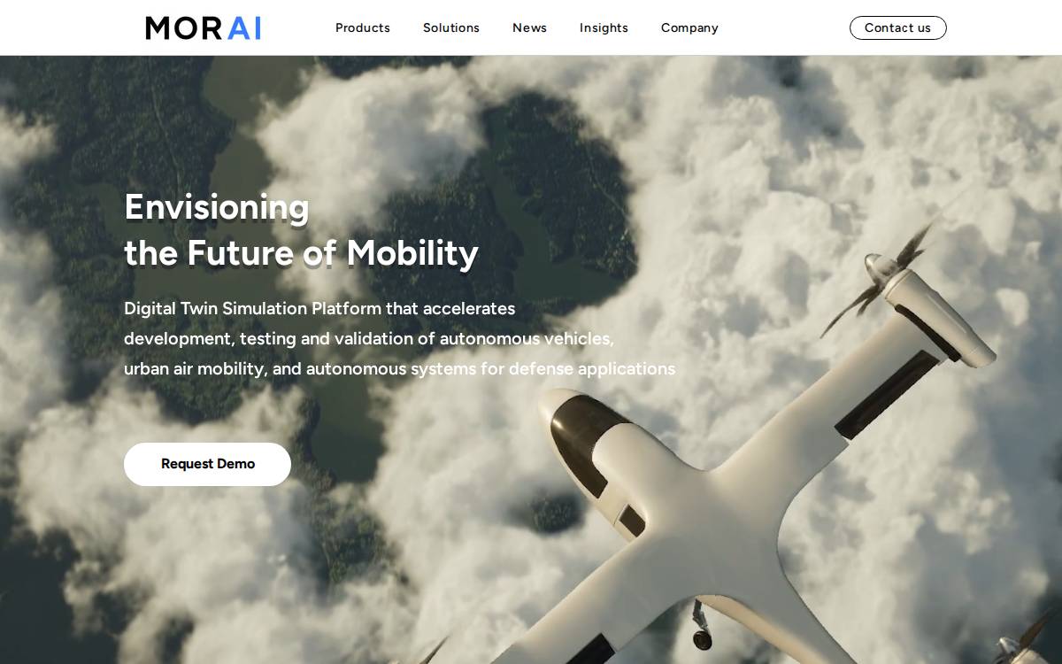 Morai website preview