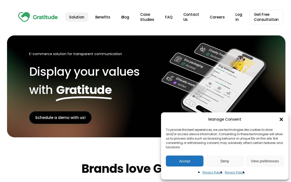More Gratitude website preview