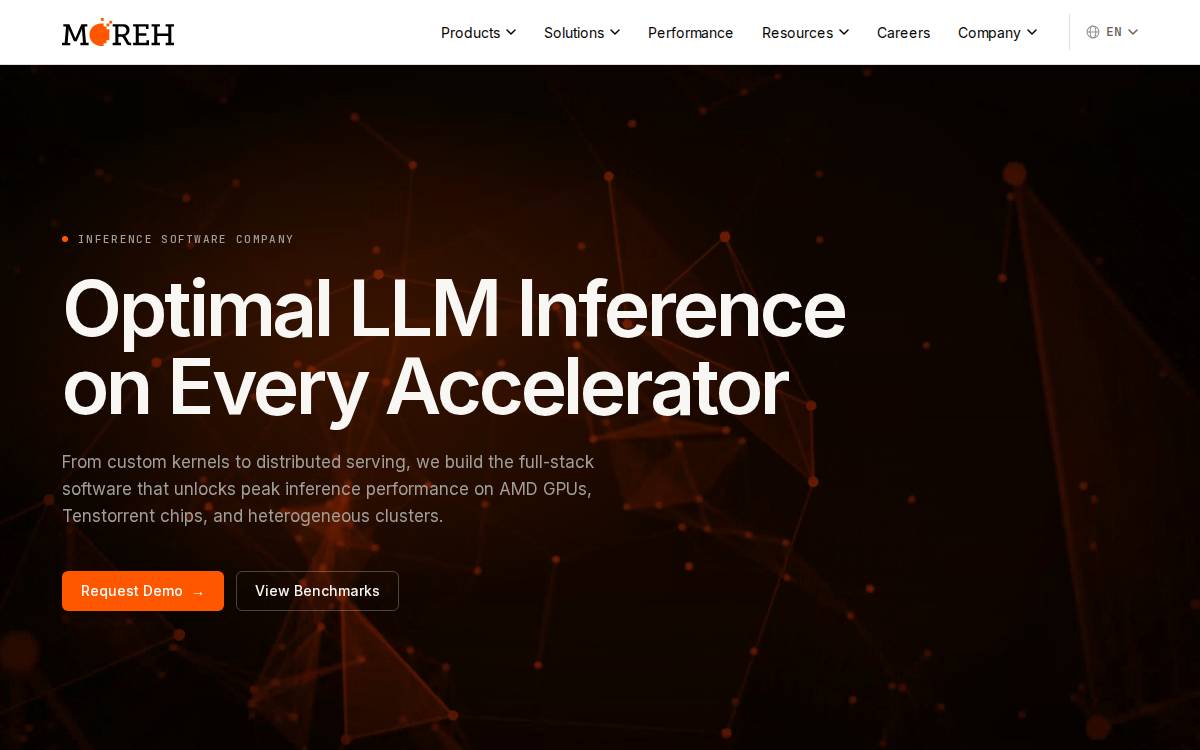 Moreh website preview