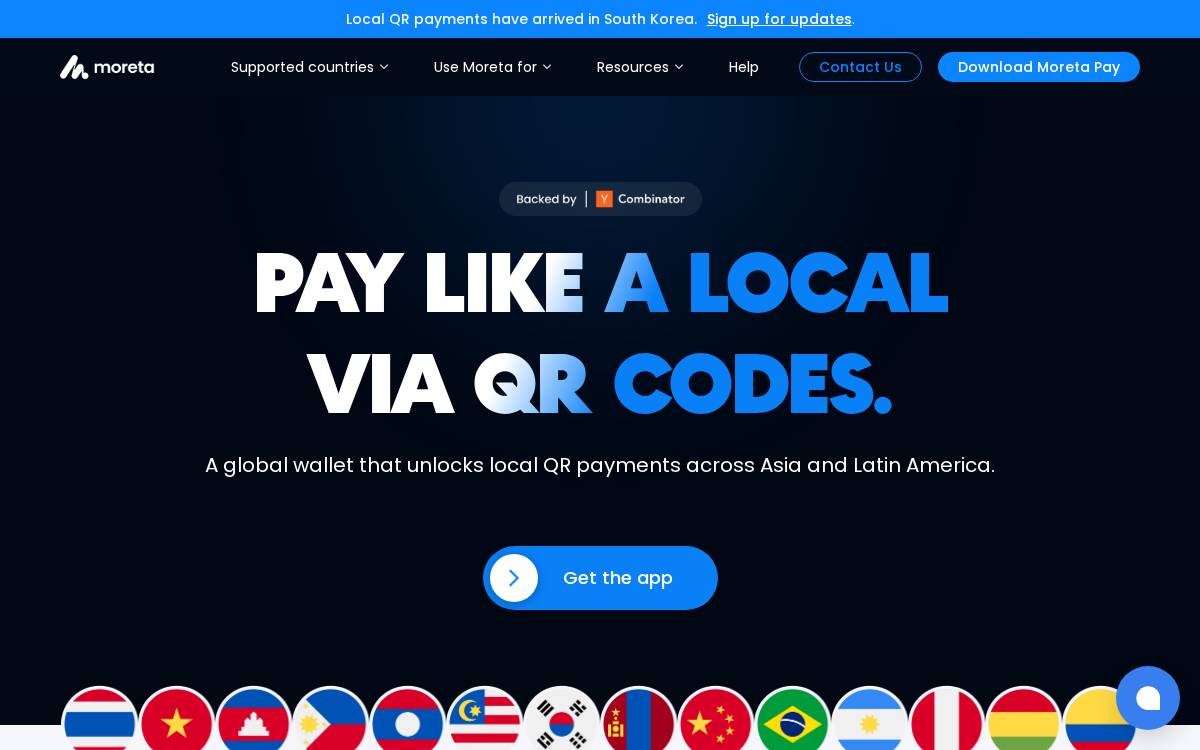 Moreta website preview