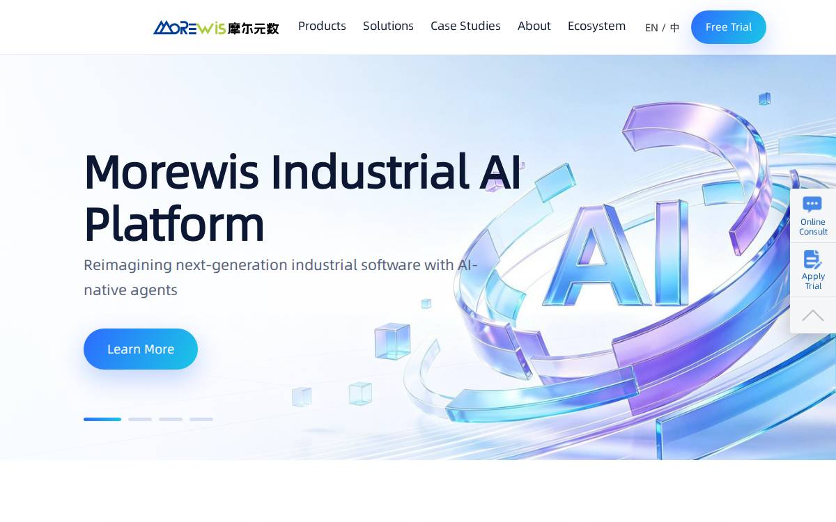 Morewis website preview