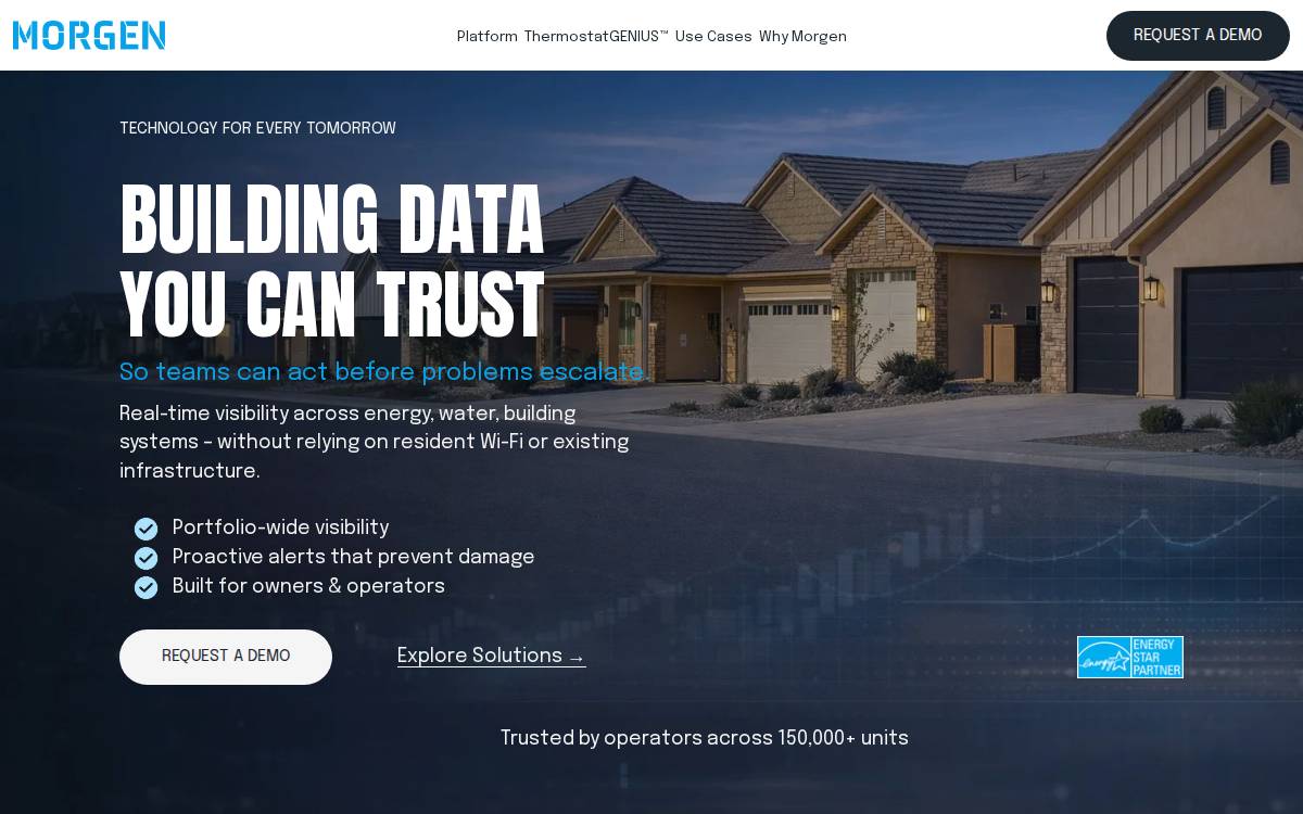 Morgenbt website preview
