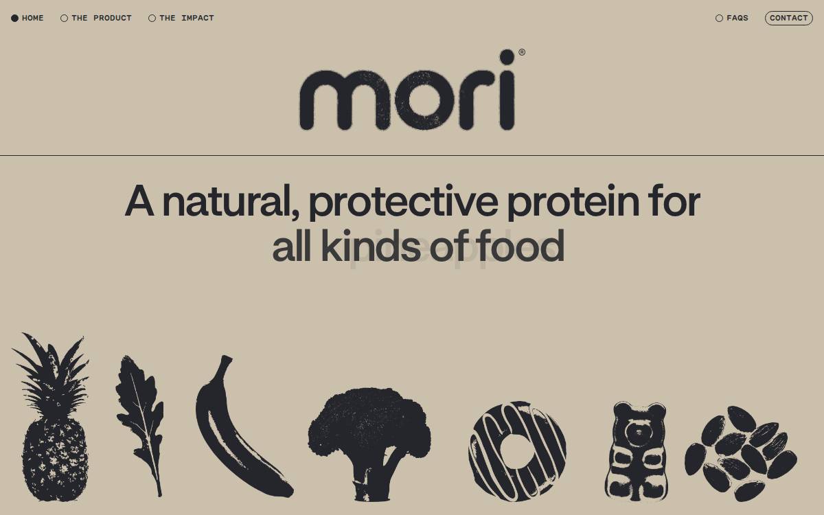 Mori website preview