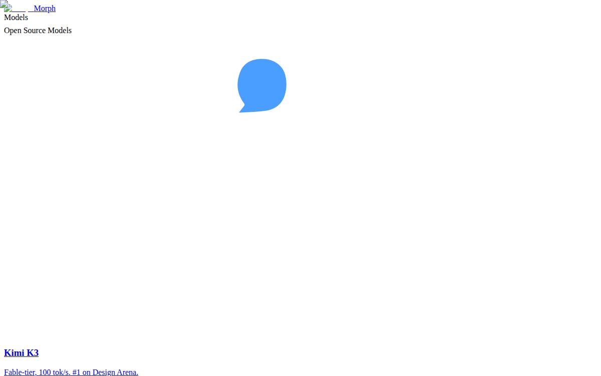 Morph website preview