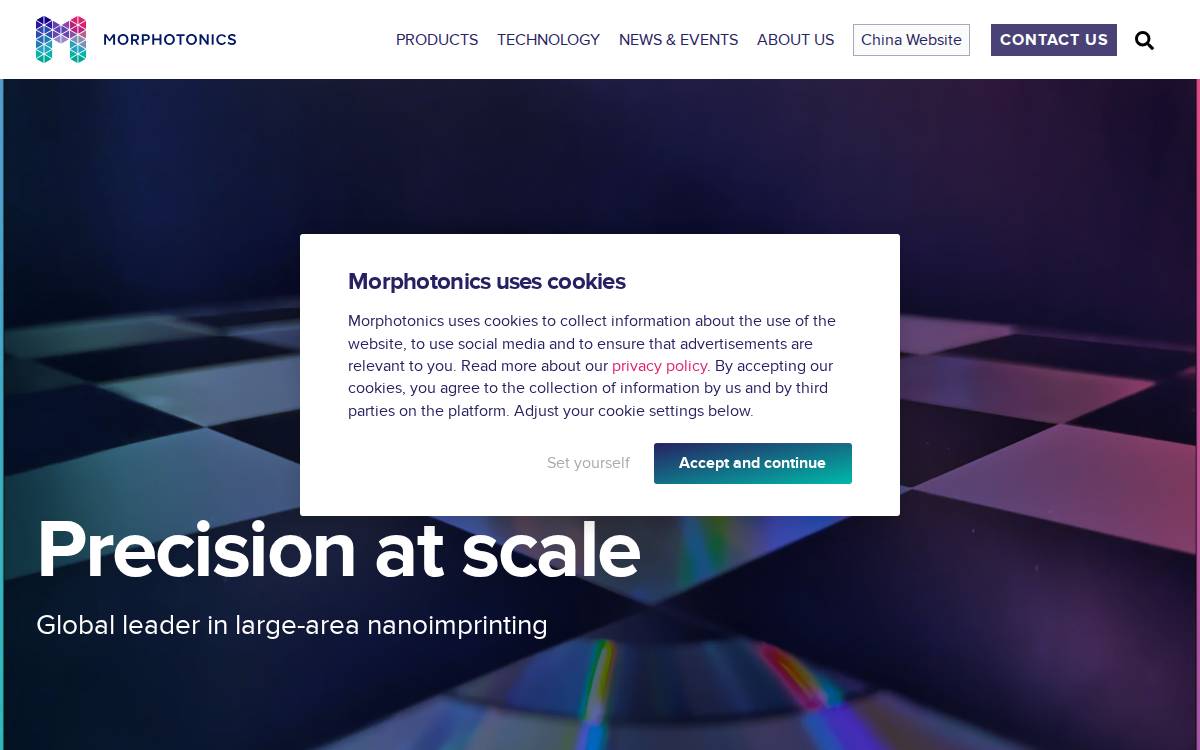 Morphotonics website preview