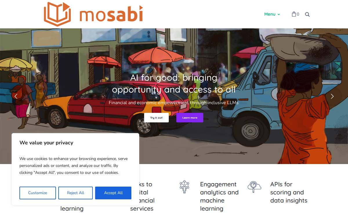 Mosabi website preview