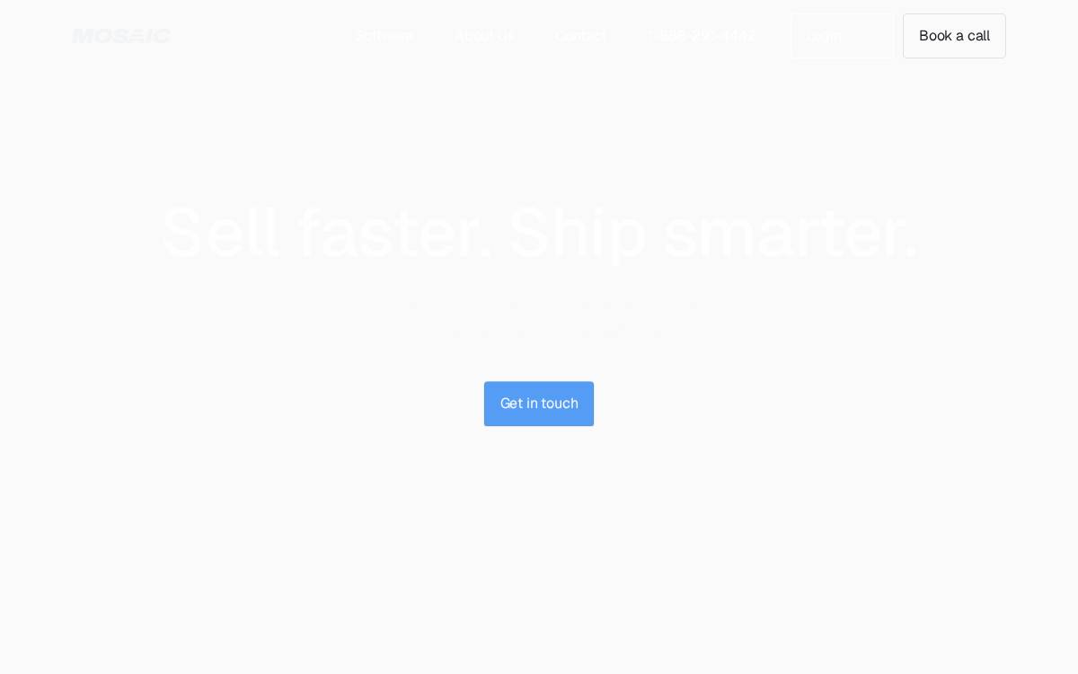 Mosaic website preview