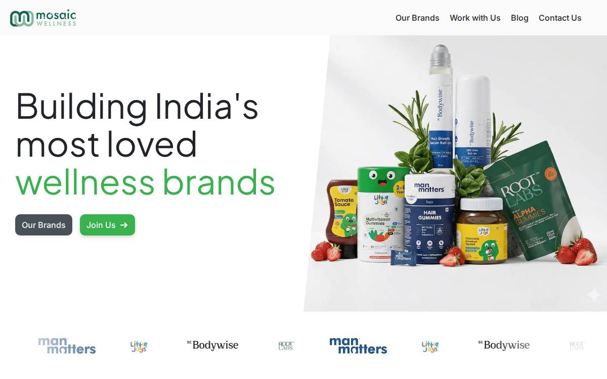 Mosaic Wellness website preview