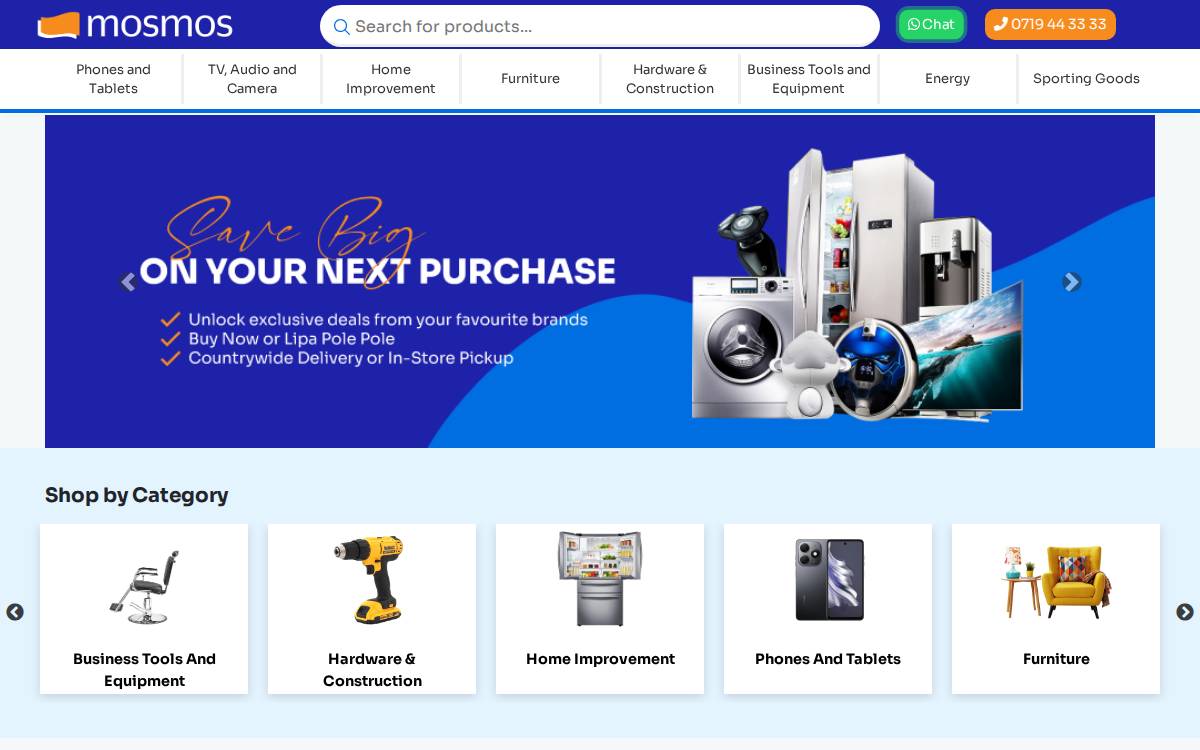 Mosmos website preview