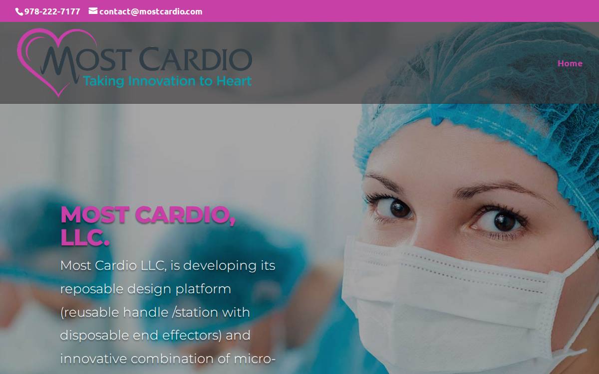 MOST Cardio website preview