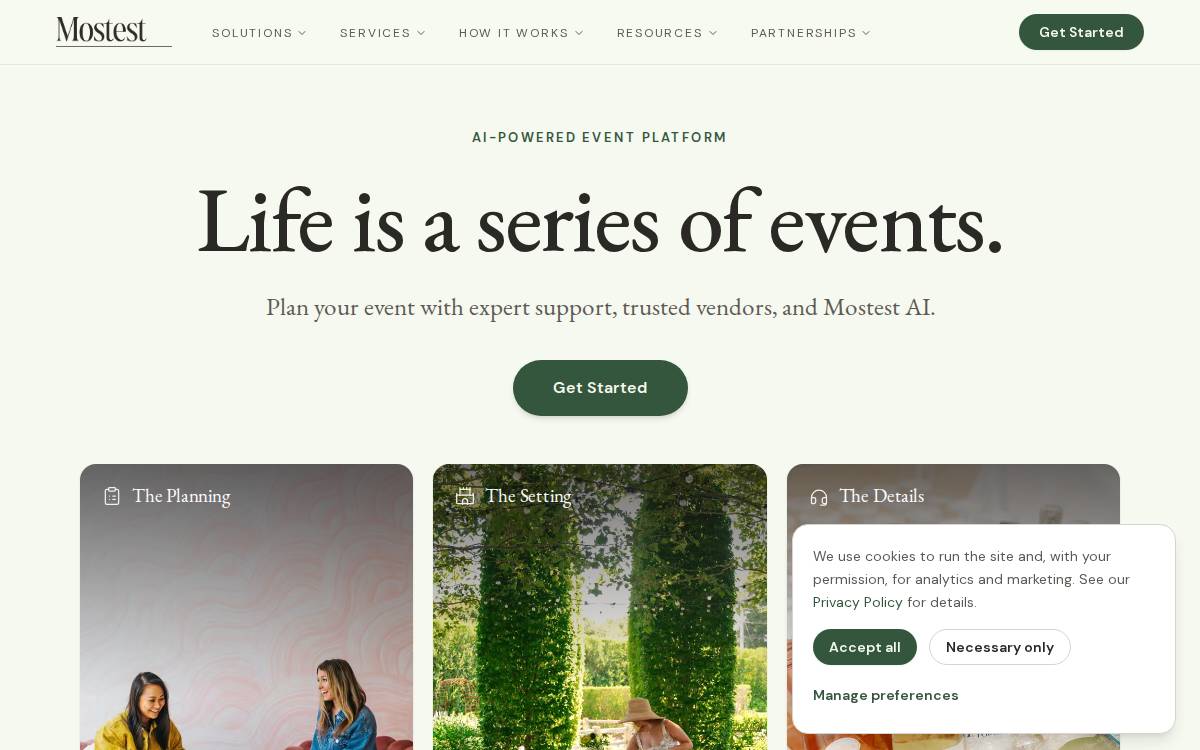 Mostest ACTIVE website preview