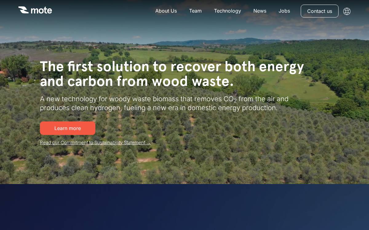 Motehydrogen website preview