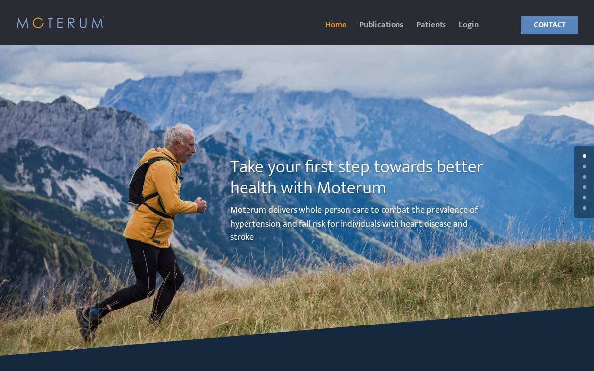 Moterum Technologies website preview