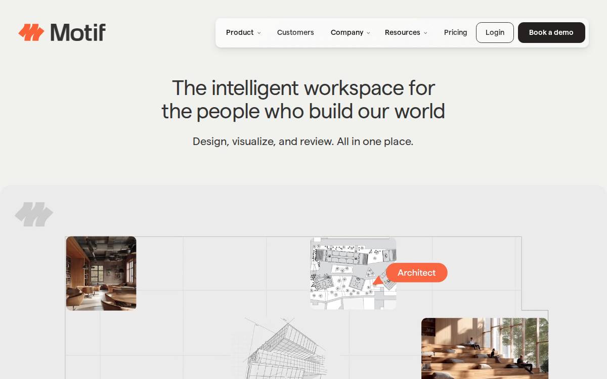 Motif website preview