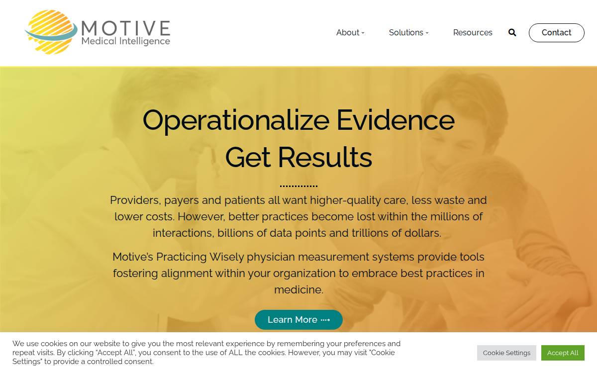 Motive website preview